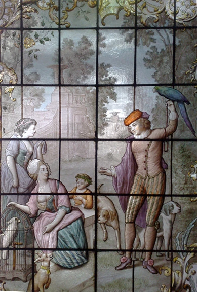 8 VC Restauration vitrail. Particulier Paris XIIème
